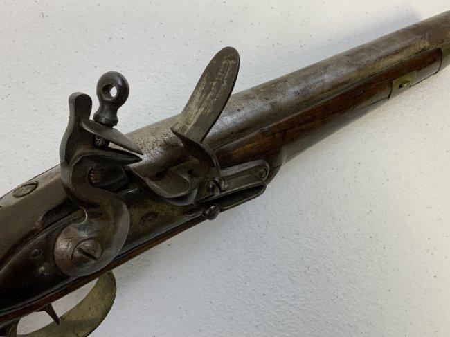 ANTIQUE OTTOMAN TURKISH 19th CENTURY NAVAL FLINTLOCK GUN