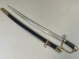 IMPERIAL RUSSIAN OFFICER M1881 SWORD ST.ANNA FOR BRAVERY AWARD SOLINGEN ETCHED BLADE