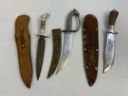 VINTAGE MEXICAN KNIVES WITH SHEETS