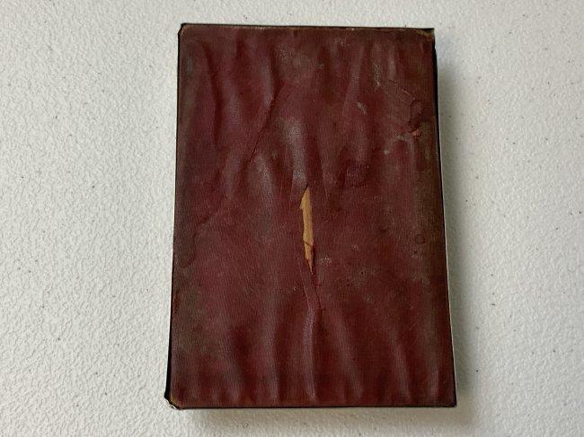 1903-1913 IMPERIAL GERMAN NOTEBOOK WITH SILVER CASE COVER
