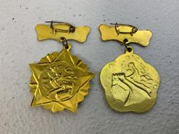 PEOPLE REPUBLIC OF CHINA LOT OF 2 SOCIALIST MEDALS