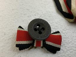 WWII GERMANY 1939 IRON CROSS RIBBONS