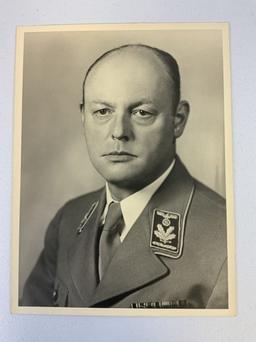 NAZI GERMAN LARGE STUDIO PHOTO NAZI PARTY OFFICIAL ERICH HILGENFELDT
