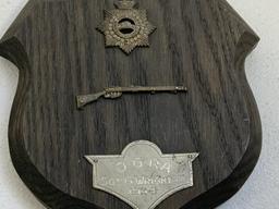 1934-35 CANADA MILITARY SHOOTING TROPHIES NAMED CANADIAN PLAQUES