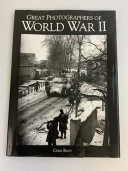 GREAT PHOTOGRAPHERS OF WWII LARGE FORMAT PHOTO BOOK