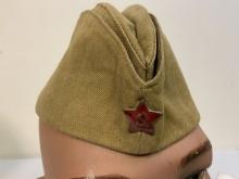 VINTAGE WWII  USSR ARMY ENLISTED PILOTKA FIELD CAP