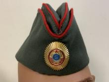 VINTAGE USSR POLICE OFFICER PILOTKA CAP