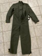 WWII GERMAN NAVY KRIEGSMARINE COLD WEATHER GRAY CANVAS OVERALLS MINT 1942 DATED