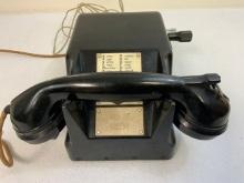 WWII GERMAN MILITARY  BAKELITE BUNKER FIELD PHONE