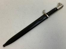 WWII GERMAN ARMY DRESS BAYONET EICKHORN WITH ENGRAVED INITIALS