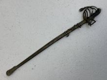 VINTAGE US ARMY CAVALRY  OFFICER MINIATURE SWORD