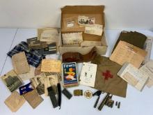 WWII US VETERAN BRING BACK LOT OF LOGAN BRENNER US ARMY 60TH CHEMICAL CORPS