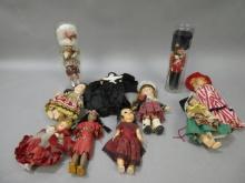 Lot 10 Vintage Storybook Madame Alexander Style Assorted Dolls