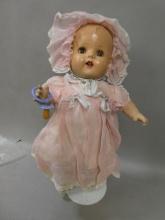 Antique Unmarked Baby Boy All Composition Doll