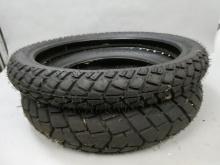 Pair New Front & Rear Motorcycle Tires Pirelli MT90 140/80-18 & 90/90-21