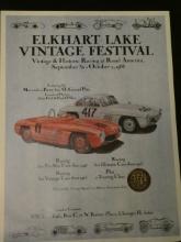 1988 Elkhart Lake Vintage Festival Road American Unframed Poster