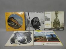 Lot 5 Union Pacific LP Record Albums Sounds of Railroads