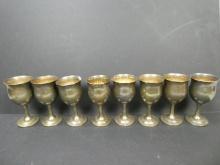 Set of 8 Reed & Barton Sterling Silver Water Goblets H1320
