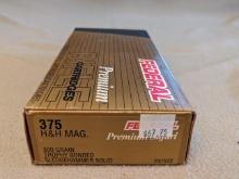 Federal Premium Rifle Ammo Cartridges 375 H&H Mag 300 Grain