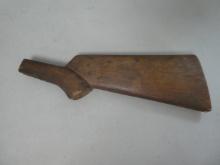 Antique Unknown Maker Wooden Rifle Stock