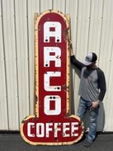 Arco Coffee 8' Porcelain Neon Skin Sign