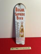 Regal Supreme Beer Metal Bottle Thermometer-Peoples Brewing