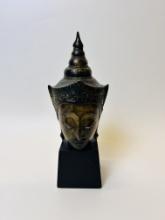 Thai Buddha Head Bronze