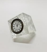 Waterford Square Desk Clock Stamped
