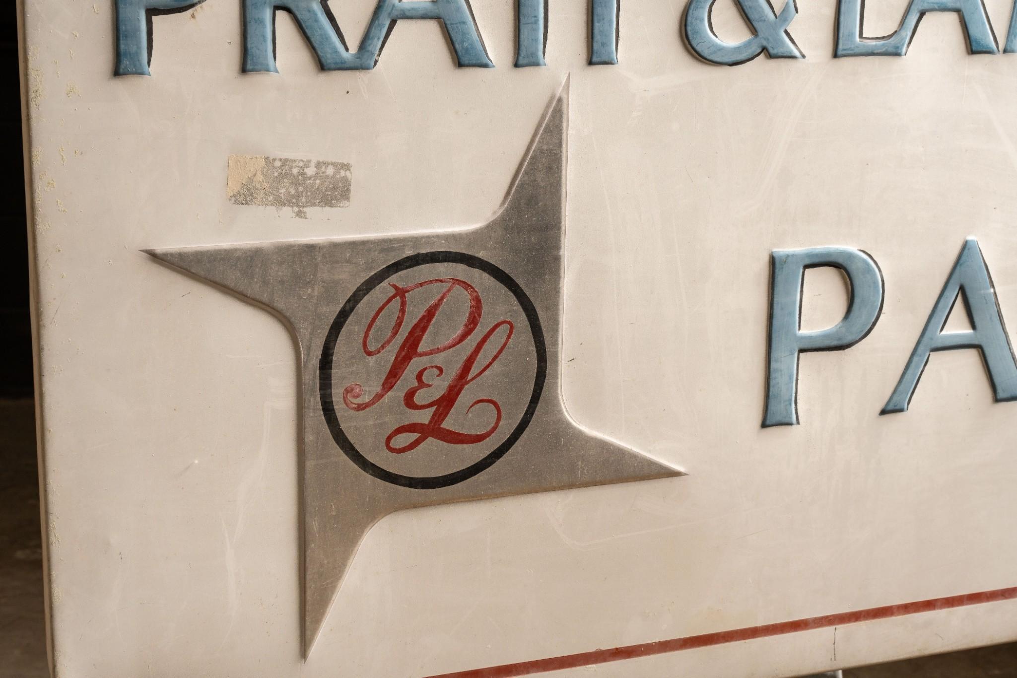 Vintage Pratt and Lambert Paint Tin Sign