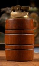 Vintage Wooden Barrel Lighter