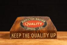 Vintage Hamilton Shoe Co. Tin Litho Display