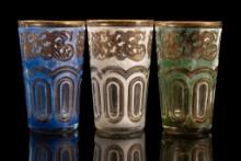 Set of 3 Moroccan Shot Glasses by Fath