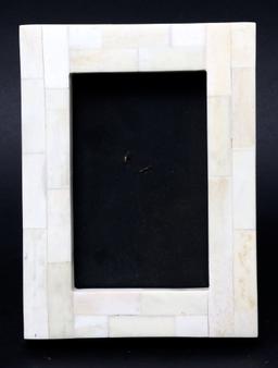 Pair Of White Bone Carved Picture Frames For 4x6 Print