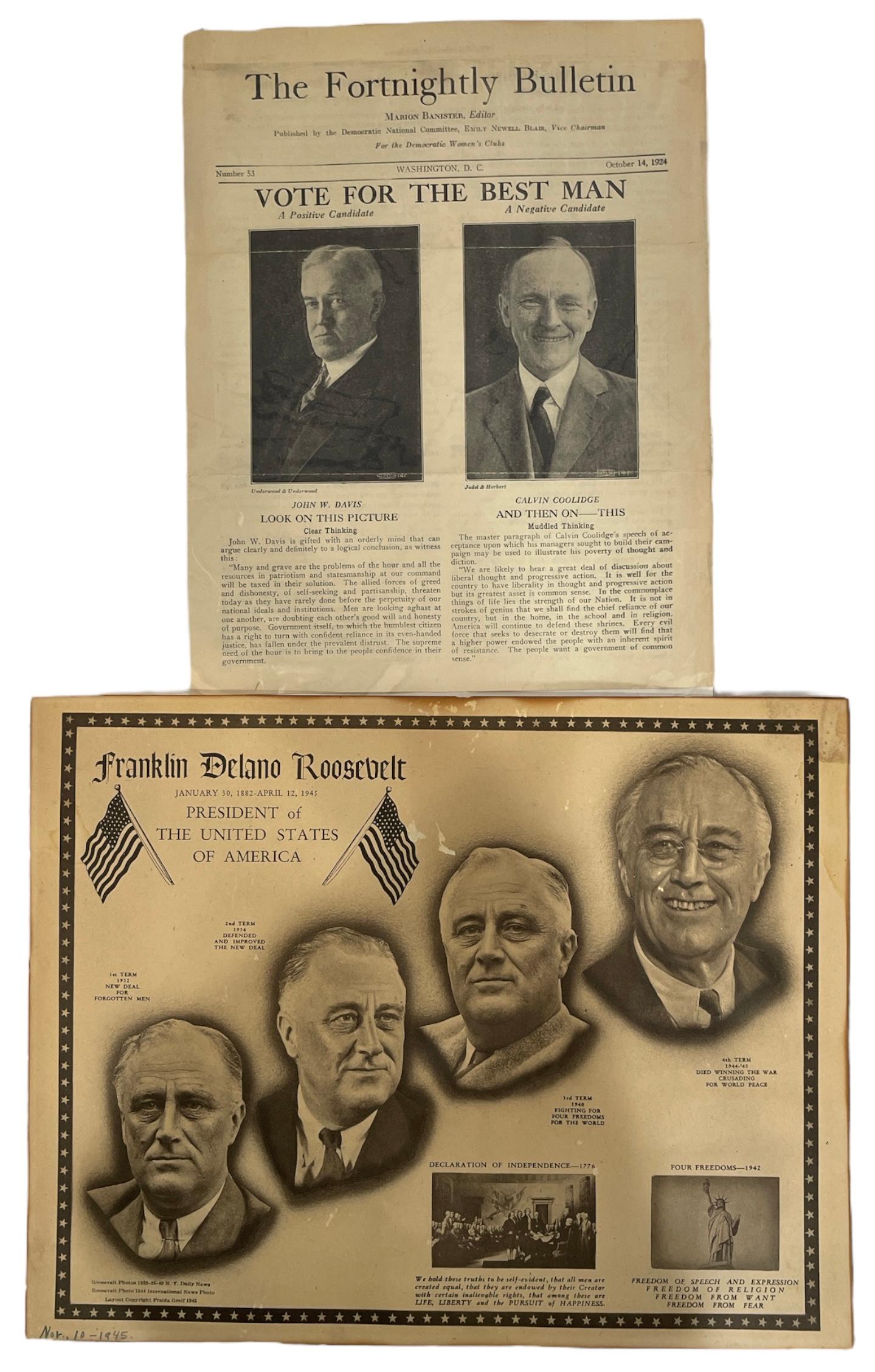 Vintage Presidential Papers