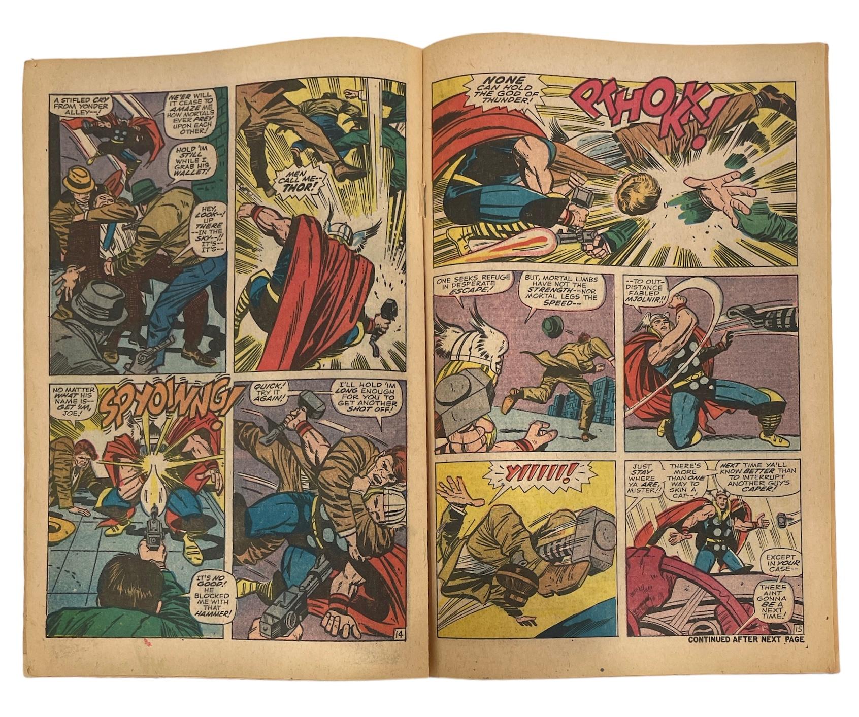 Vintage Marvel Comics - The Mighty Thor No.154 and No.133