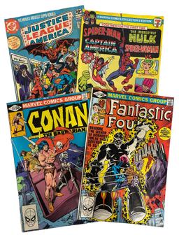 Vintage Marvel and DC Comics