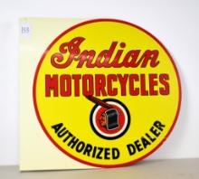 Indian Motorcycle flange sign
