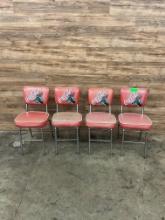 (4) Count Coca Cola Chairs