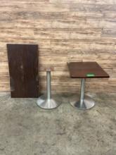 (2) Count Wooden Dining Tables