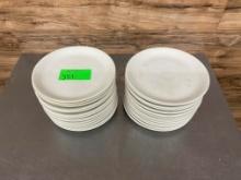 (28) Count White Dining Plates