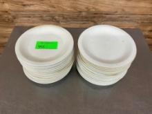 (26) Count White Dining Plates