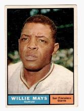1961 Topps Baseball, # 150 Willie Mays
