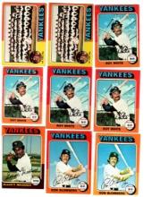 1975 & 1976 Topps , Baseball, NY Yankees