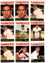 1964 Topps Baseball, NY Yankees