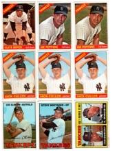 1966 & 67 Topps Baseball NY Yankees