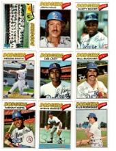 1977 Topps Baseball, Dodgers, & Giants