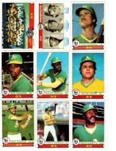 1979 Topps Baseball, A's & Cubs