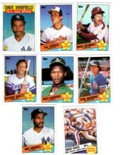 1986 Topps A.L. Leader,& All Stars