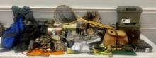 Large Grouping Of Hunting Fishing Items