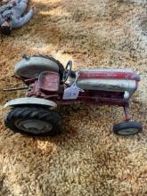 1950s Hubley Ford Metal Tractor Red/Gray